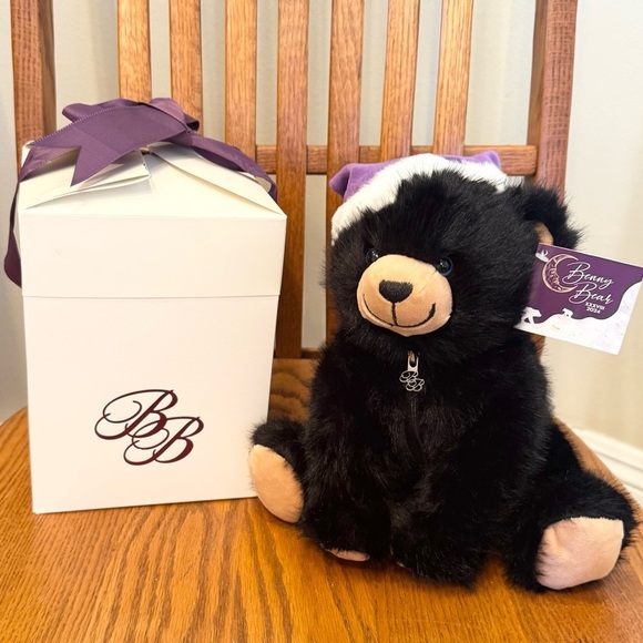 π 6/$60 NWT Ben Bridge Benny Jewelry Holder Black Tan Bear Purple Hat 2024 10β - Picture 9 of 9